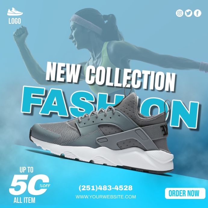 New Collection Fashion Ads Template | PosterMyWall