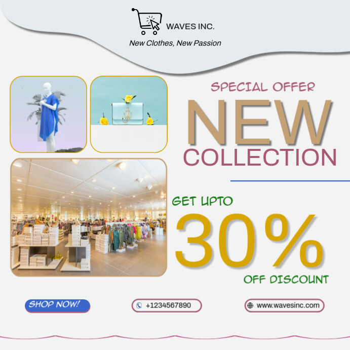 New Collection Instagram Post Template | PosterMyWall