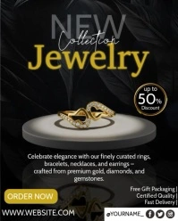 New Collection Jewelries Instagram Portrait template