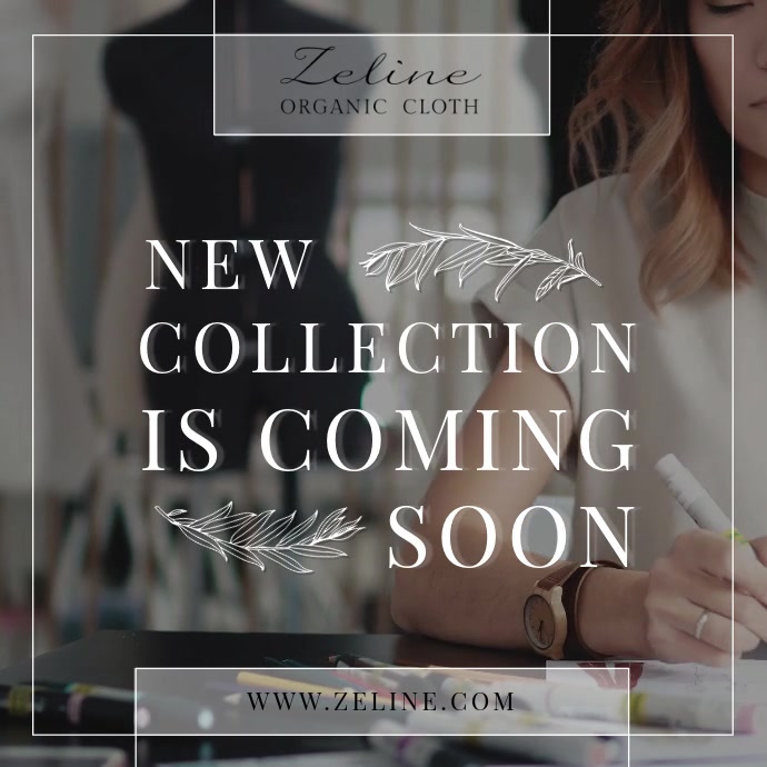 New Collection Video Ad Square (1:1) template