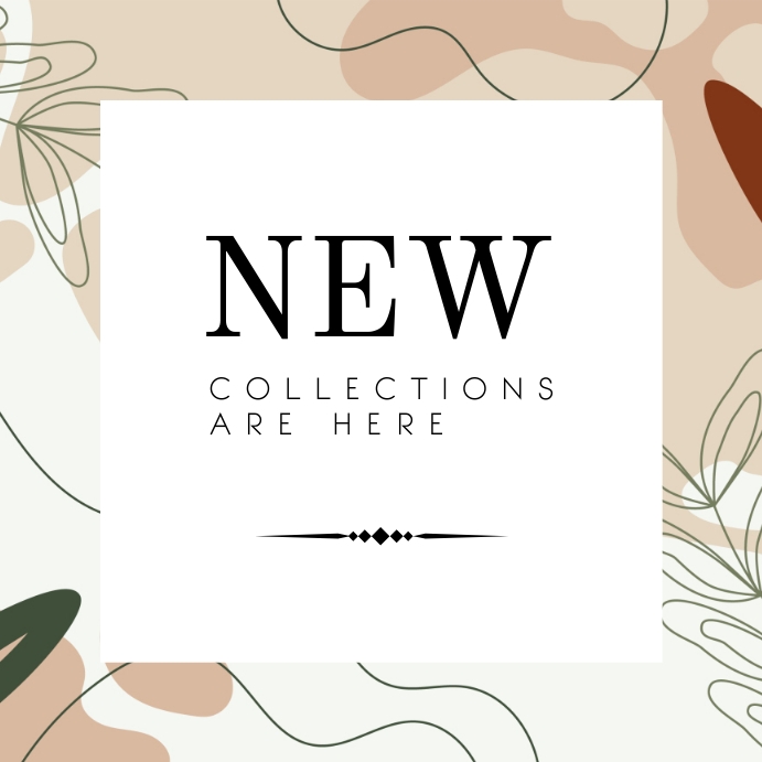 NEW COLLECTIONS Instagram Post template