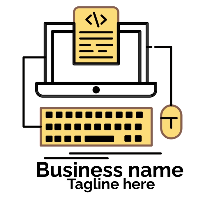 New digital computer logo Template | PosterMyWall