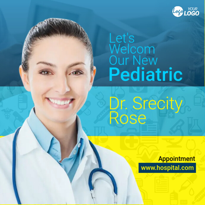 New Doctor Intro Post Template | PosterMyWall