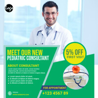 Doctor Introduction Example Poster Doctor Template | PosterMyWall