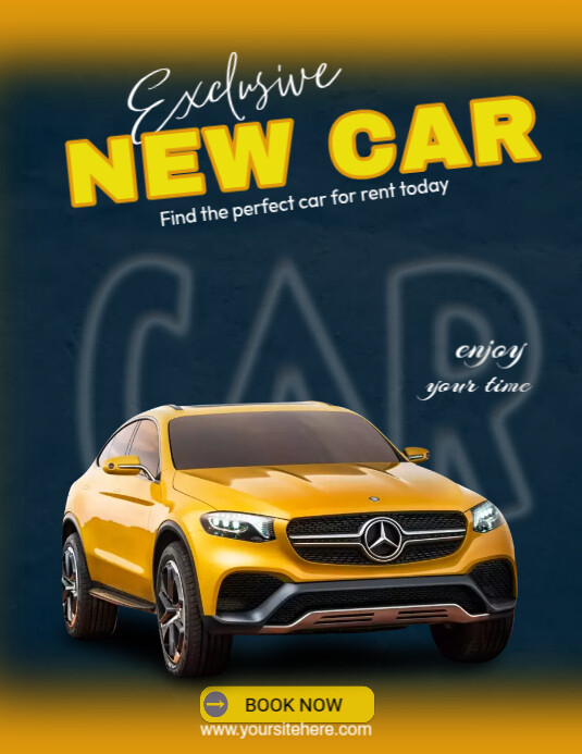 New Exclusive Car Template | PosterMyWall