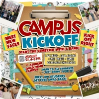 New Faces, New Campus Energy Сообщение Instagram template