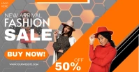 New Fashion Banner Portada de evento de Facebook template