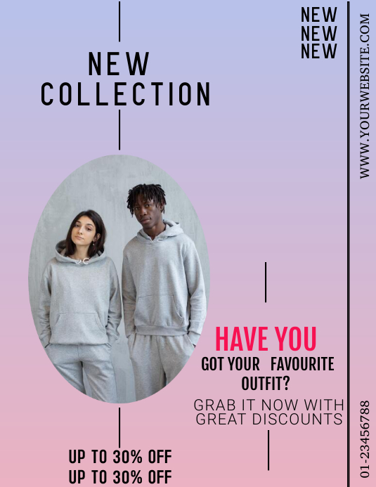 Copy of New fashion collection flyer PosterMyWall
