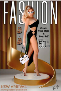 New Fashion Flayer Affiche template