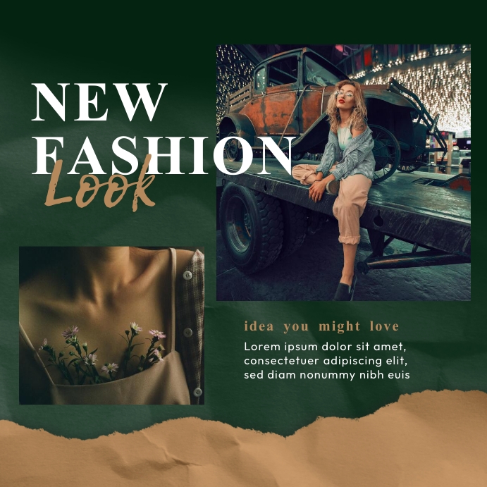 Look Style Post New Fashion Look Template | PosterMyWall