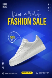 New Fashion Shoes Poster template