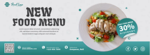 New Food Menu Cover Facebook-coverfoto template