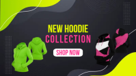 New Hoodie Collection Flyer Template Digital Display (16:9)