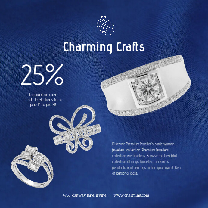 Copy of New Jewelry Collection Instagram Post Ad  PosterMyWall