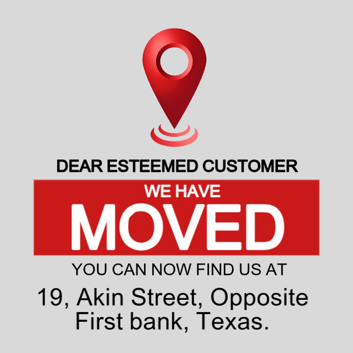New location descriptions design template | PosterMyWall