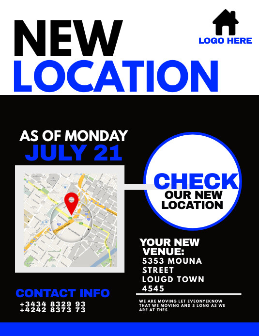 Copy of New location | PosterMyWall