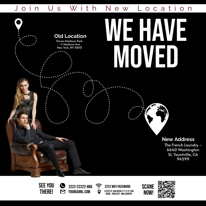 New Location Flyer , church, event ,moving ne Template | PosterMyWall