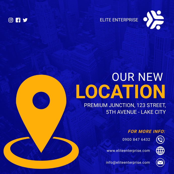 New location flyer Template | PosterMyWall