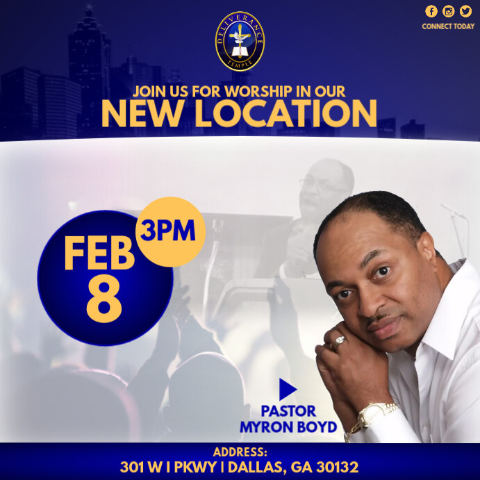 New Location Flyer Template Postermywall