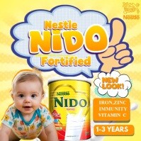 New Look NIDO with Vitamins & Minerals โพสต์บน Instagram template