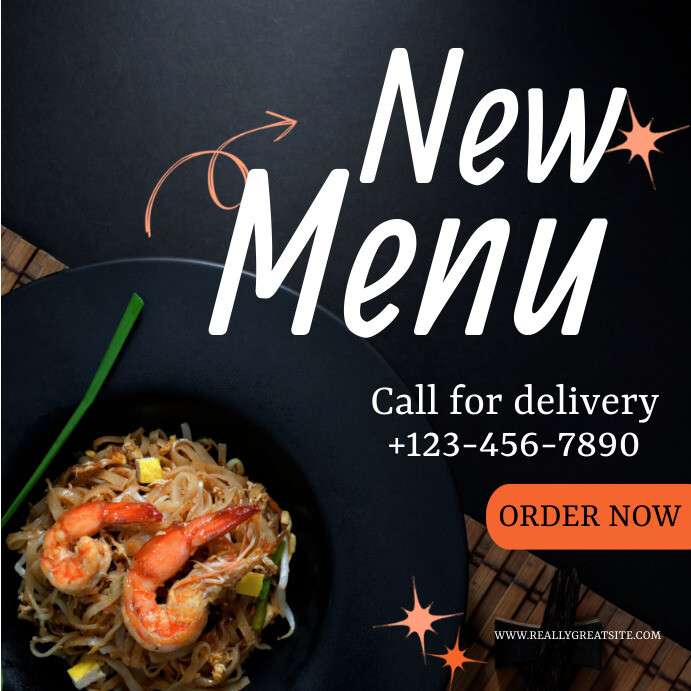 New Menu Template | PosterMyWall