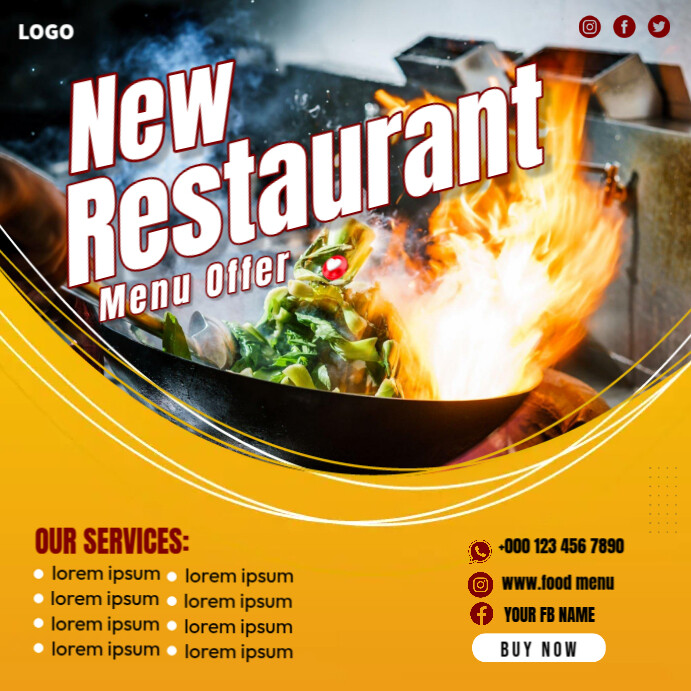 New Menu Offer Template | PosterMyWall