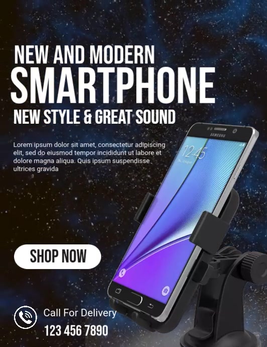 Copy of New Modern Smartphone Ads | PosterMyWall