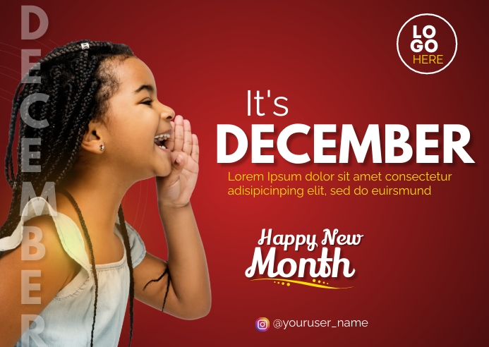 new month (2) Cartolina template