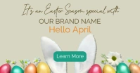 New Month - April Ad Publicité Facebook template