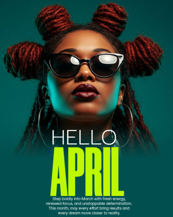 New Month April Template | PosterMyWall