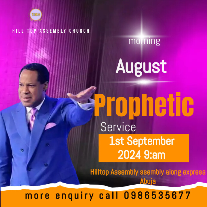 August Church Program Plantilla de NEW month August church | PosterMyWall