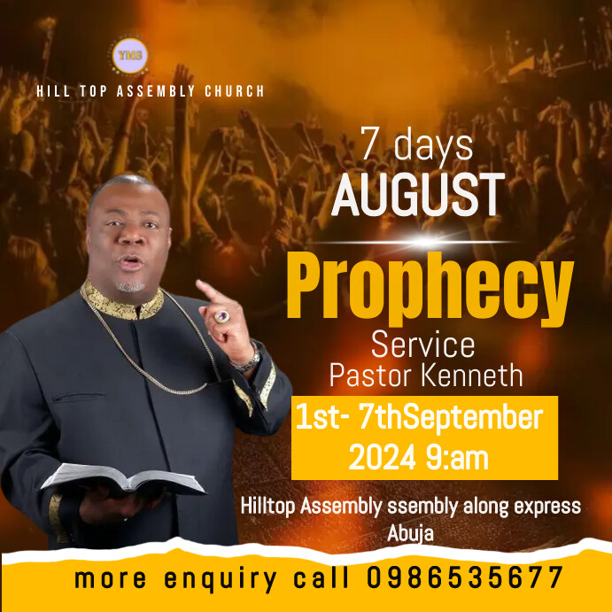 August Church Program NEW month August church Template | PosterMyWall