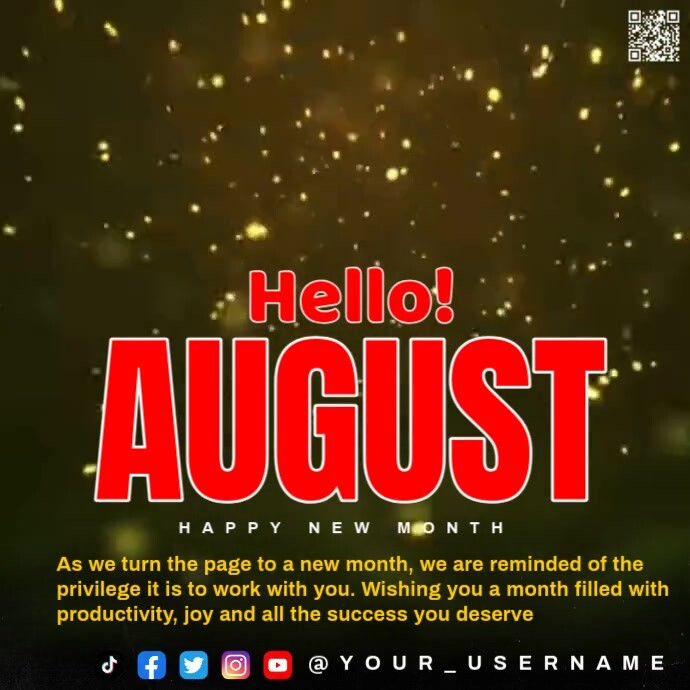 New Month Template PosterMyWall