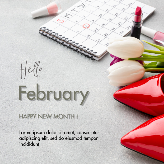 New Month Instagram Post template