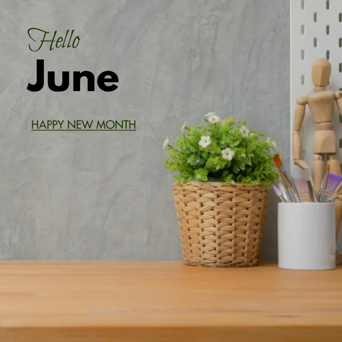 New month Instagram Post template