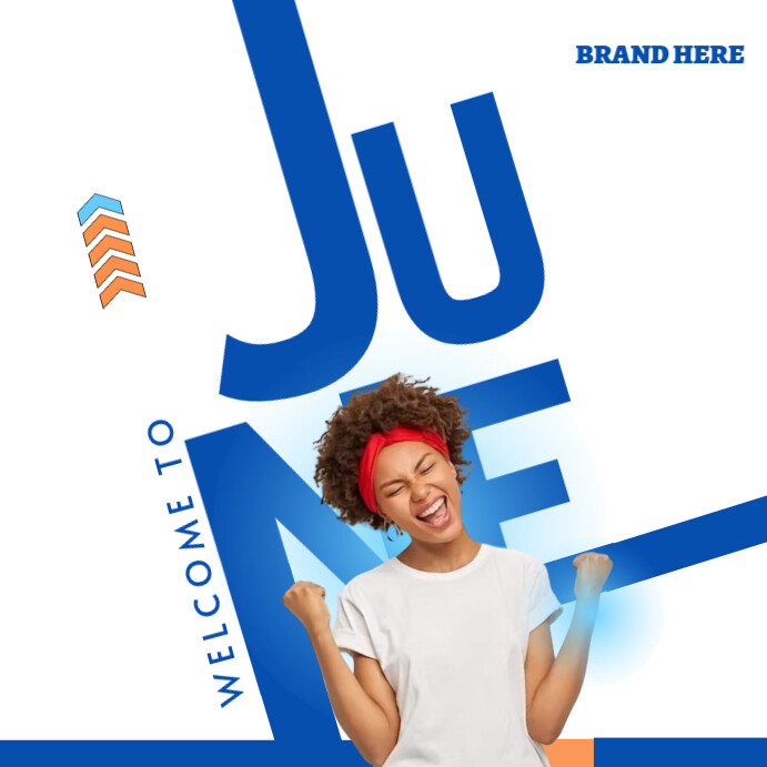 New month design Instagram 帖子 template
