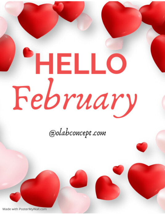 New month February Template | PosterMyWall