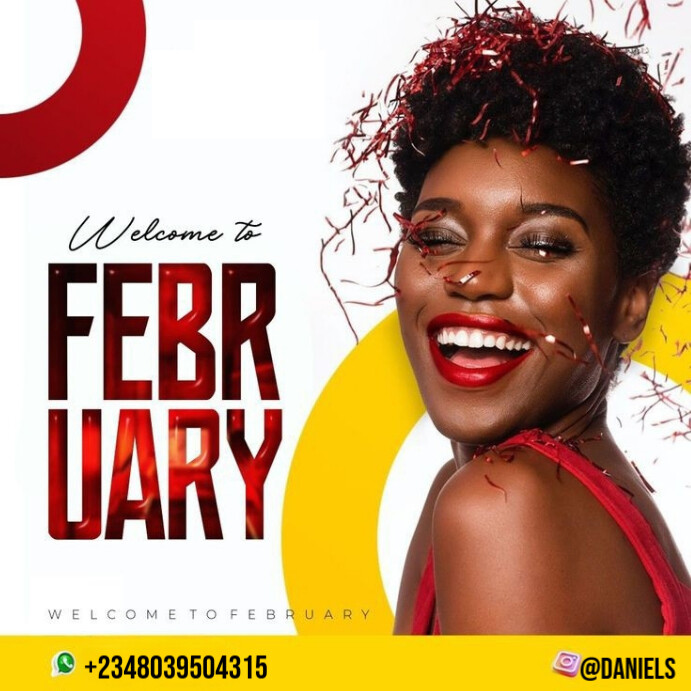 New month February Template | PosterMyWall