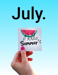 New Month July Template | PosterMyWall