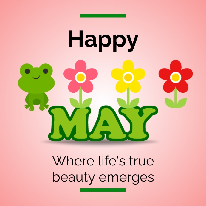 New Month May Template PosterMyWall