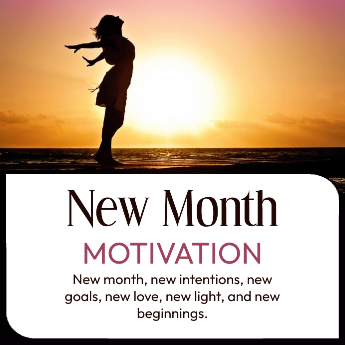 New month motivation Template | PosterMyWall