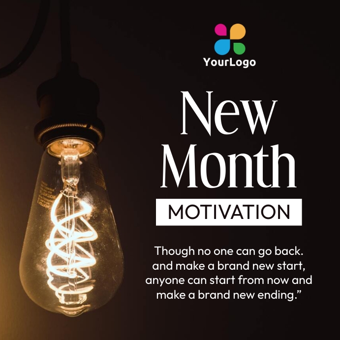 New month motivations Template | PosterMyWall