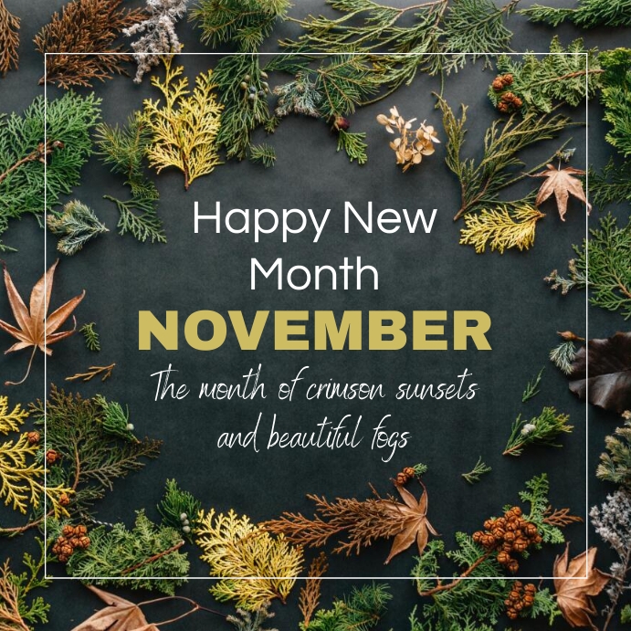 New Month November Template | PosterMyWall