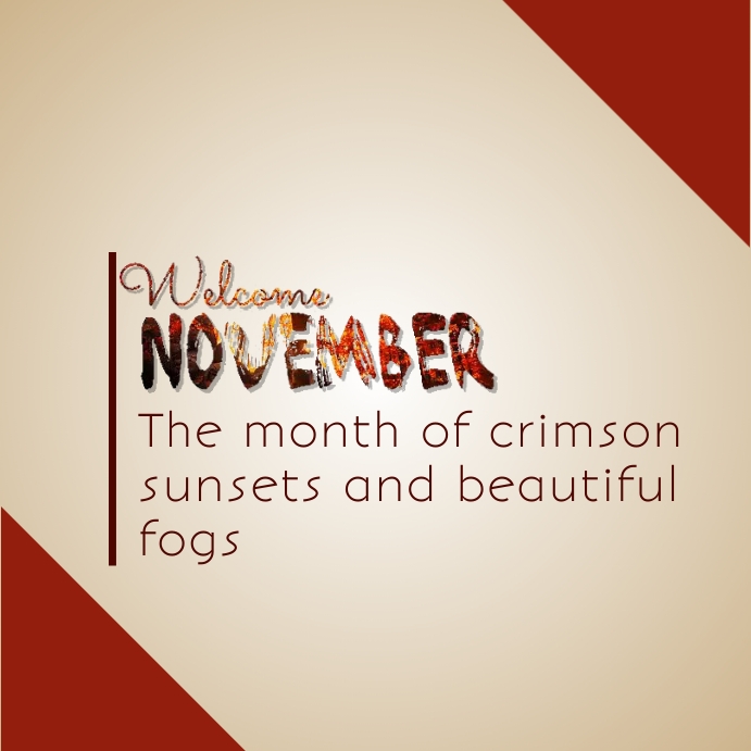 New Month November Template | PosterMyWall