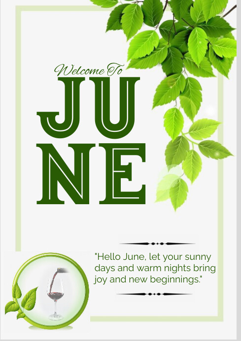 New month of June Template | PosterMyWall