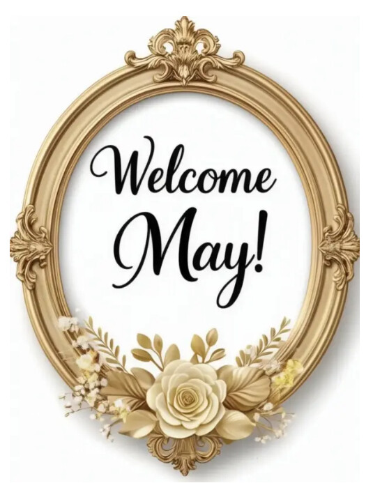 New Month of May frame template design | PosterMyWall