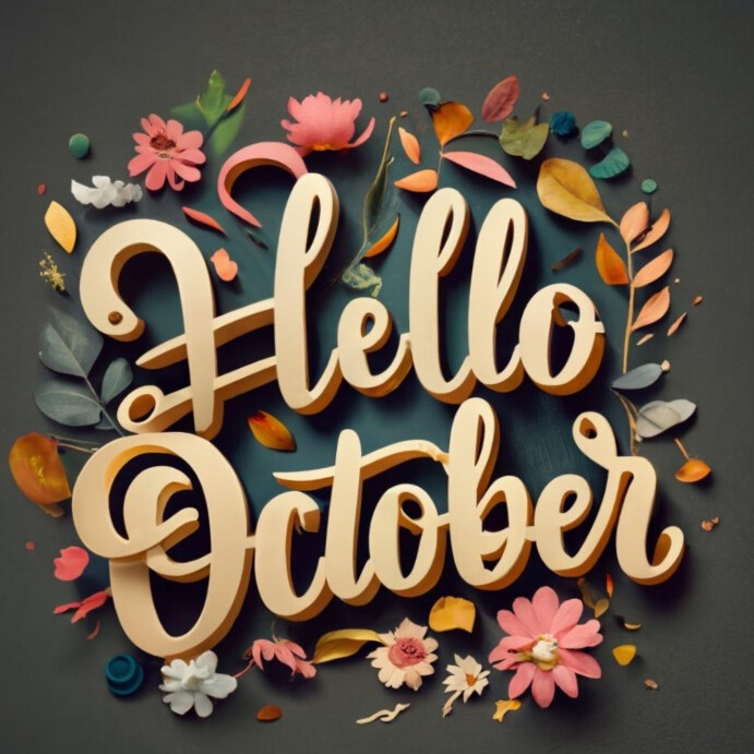 New Month of October template. | PosterMyWall