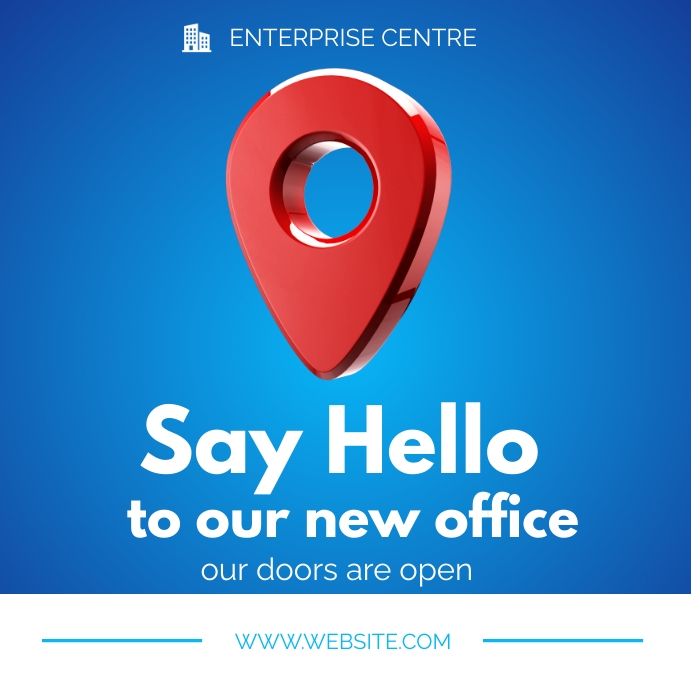 new office location Template | PosterMyWall