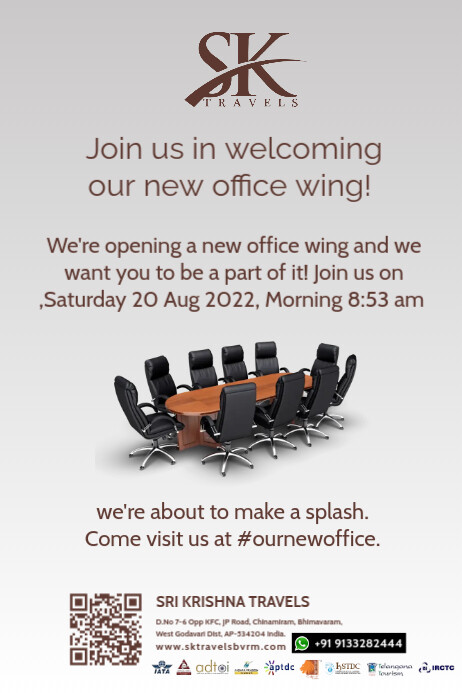 Office Invitation Samples