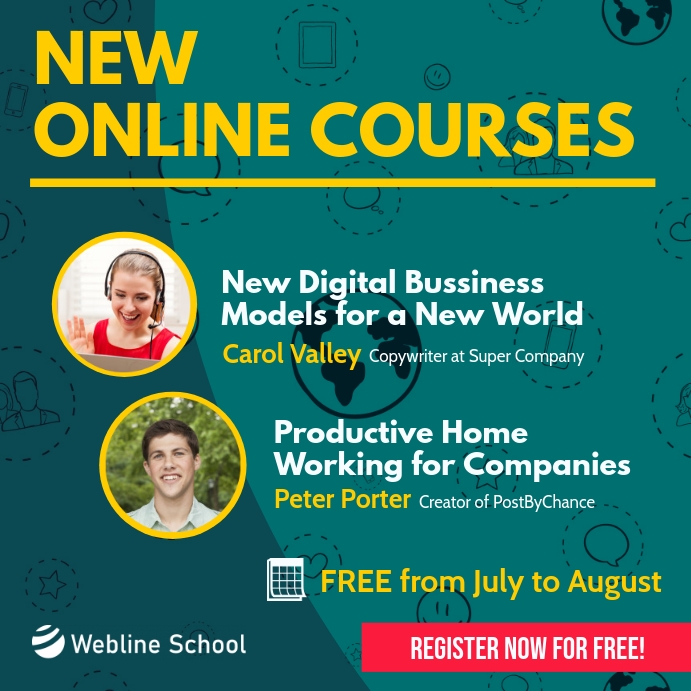New Online Courses Square Instagram Facebook Template | PosterMyWall